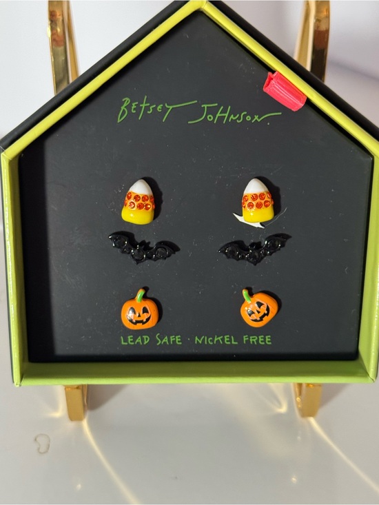 Betsey Johnson Jewelry - Betsey Johnson Halloween Earring. Set of 3 earring sets. NIB